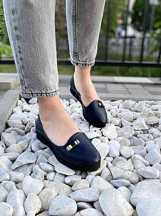 Kentro Балетки жіночі KENTO 01481/1 темно-сині (весна-осінь, шкіра натуральна) (3432) лише 35р. Коломыя