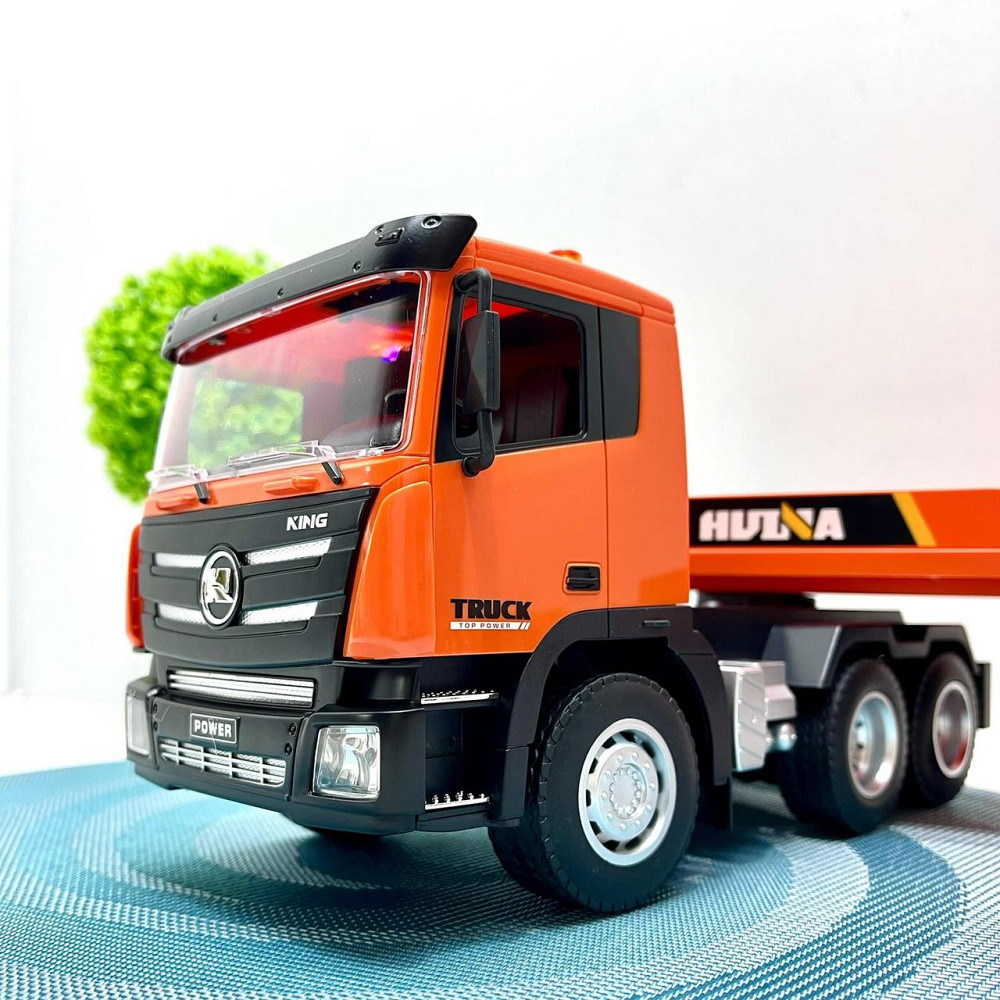 Набір машин будтехніка Huina Екскаватор та Вантажівка для перевезення техніки на радіокеруванні (1319) Чернігів - фото 6