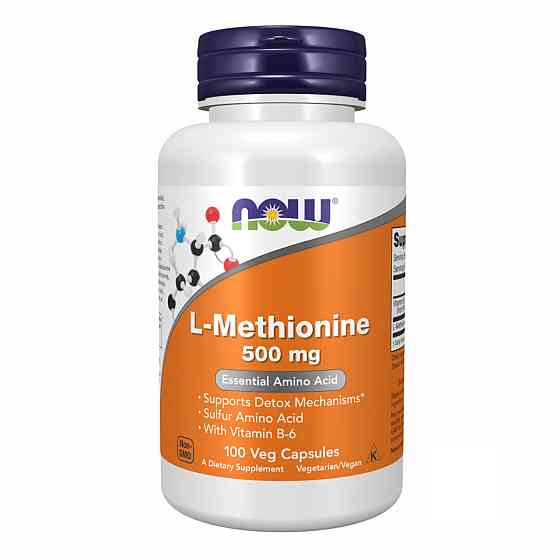 L-Метионин Now Foods L-METHIONINE 500mg 100 caps Киев