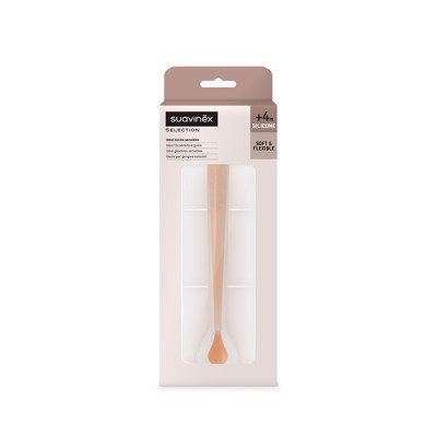 Набор детской посуды Suavinex Colour Essence силиконовая оранжевая ложка (401533) Винница - изображение 2