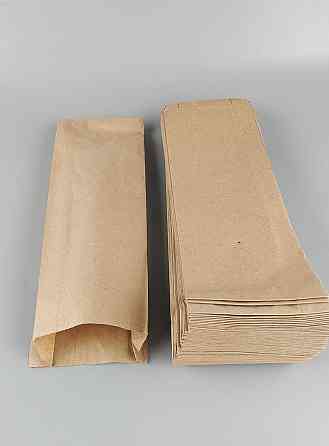 Пакет паперовий 10*4*32 см коричневий 1000 шт Харків