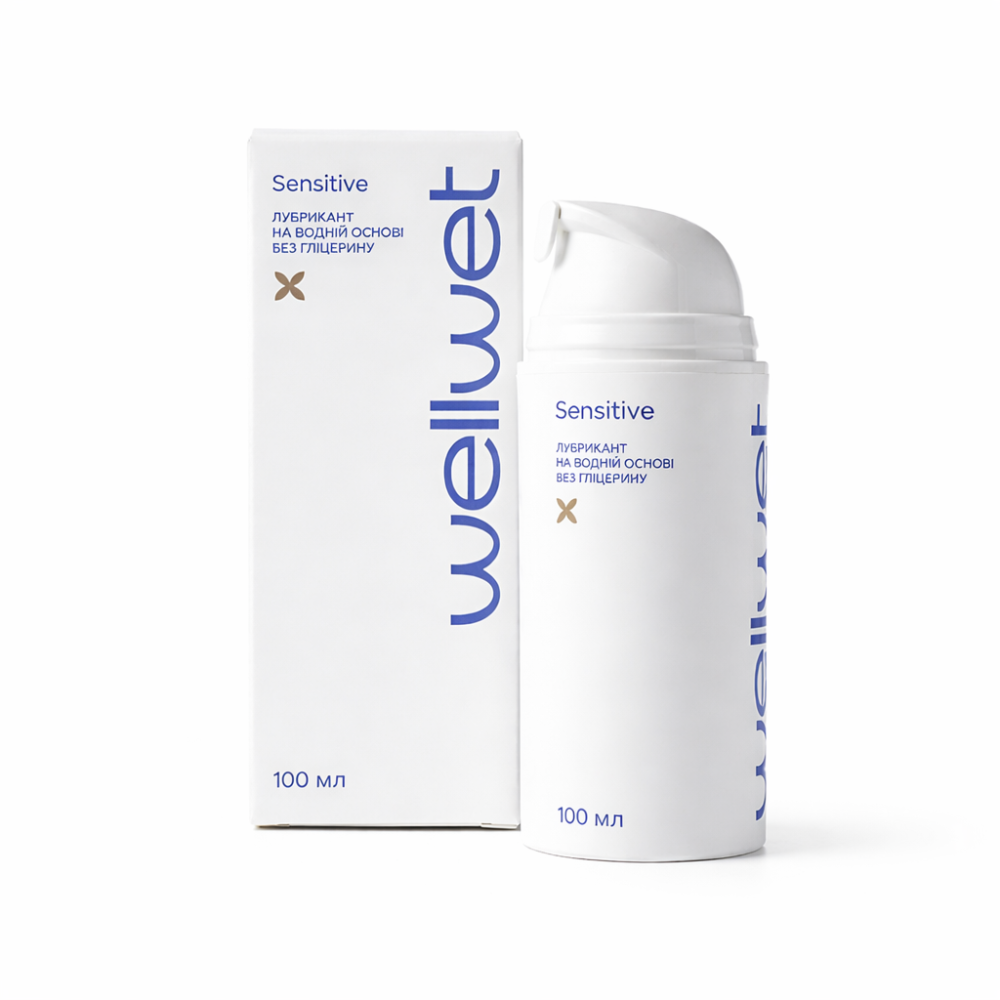 Лубрикант на водной основе Sensitive без глицерина WellWet 100 мл Киев - изображение 8