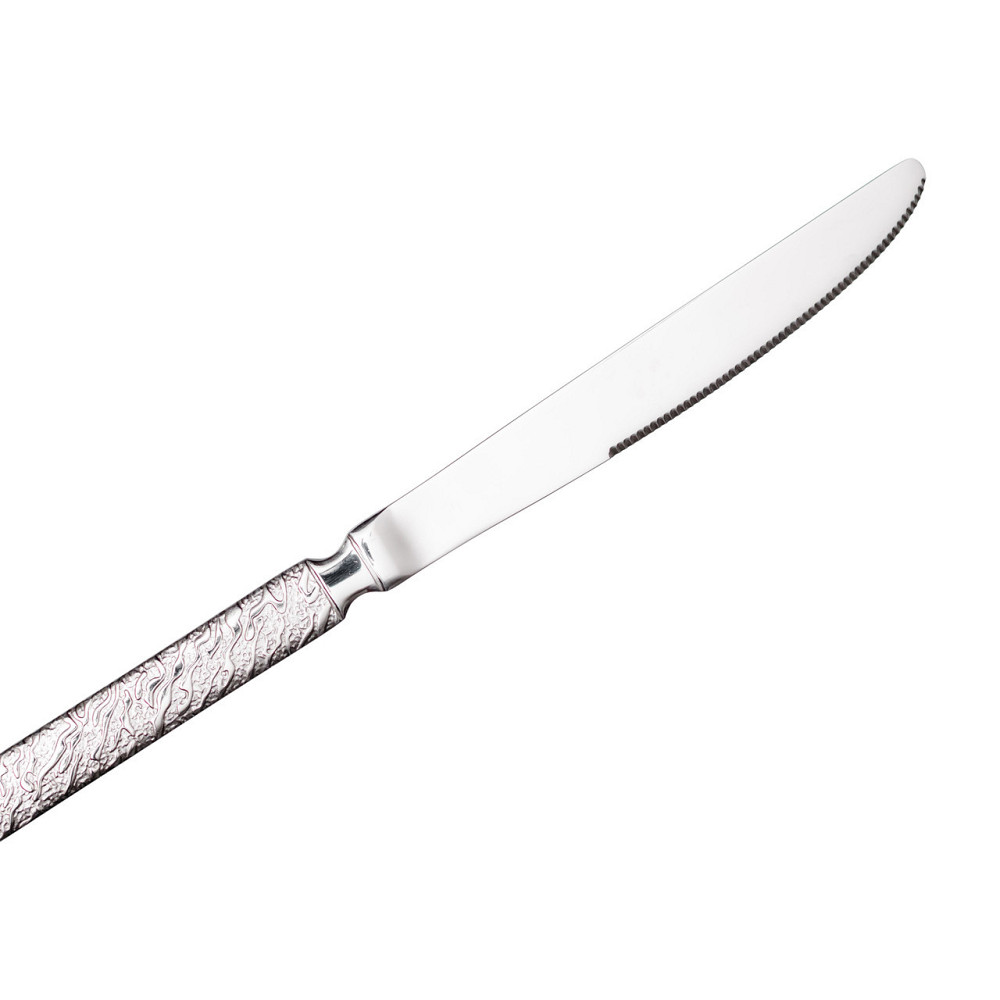 Набір столових ножів 6 (шт)  з нержавіючої сталі 23 (см) Срібло HP-8-37 Київ - фото 3