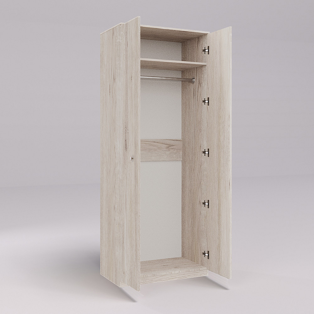 Шкаф Favorit F-13, Дуб Самоа Димчастий, 800х530х2100 Львов - изображение 2