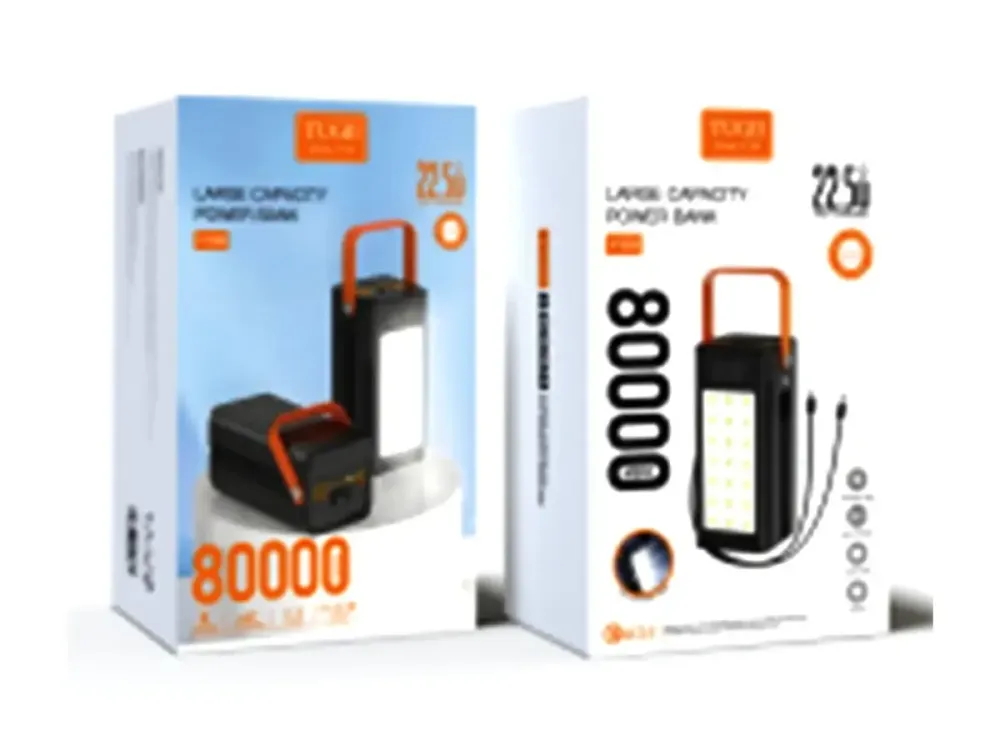 Зовнішній акумулятор (power bank) 80000 мА·год 22,5Вт PD QC потужний портативний TUGII Y108 Одеса - фото 1