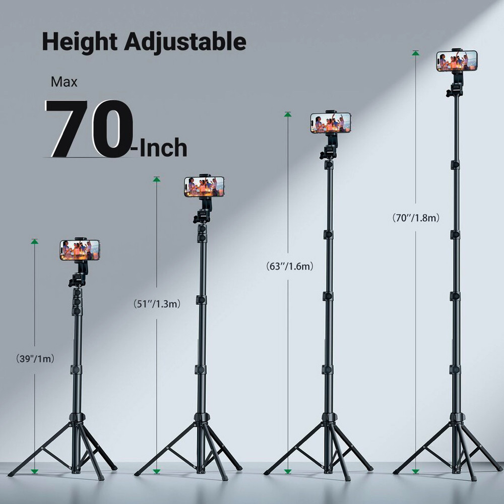 Селфі-трипод UGREEN LP680 Selfie Stick Tripod with Bluetooth Remote(15609) Київ - фото 5