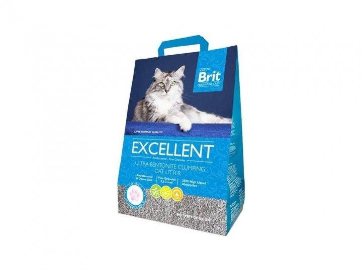 Наполнитель бентонитовый для кошачьего туалета мелкий Brit Fresh Excellent 10 кг Винница - изображение 1