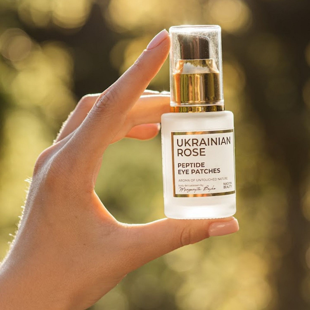 Коригуюча пептидна сироватка для зони навколо очей Ukrainian Rose 30 мл Київ - фото 2