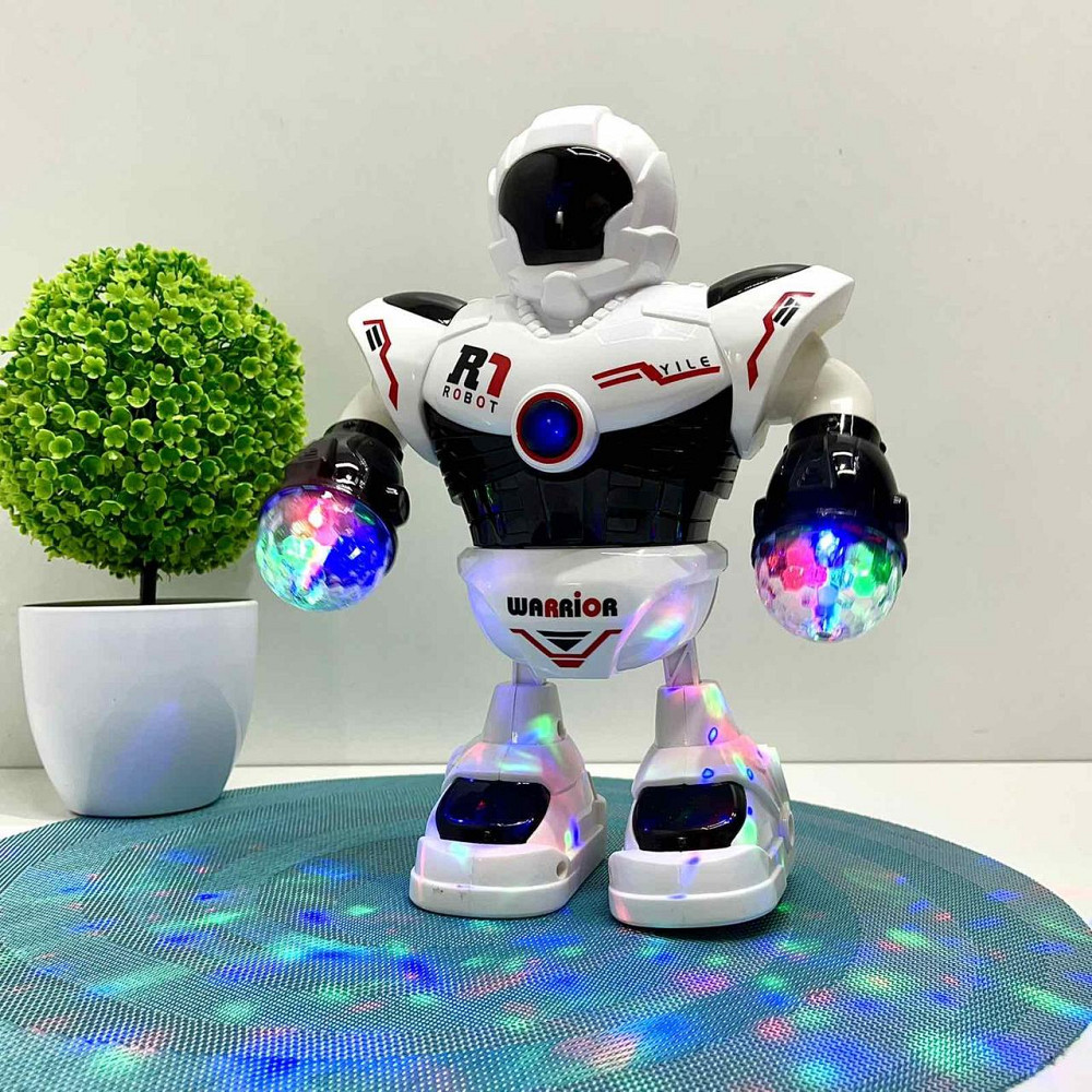 Робот Space Police танцюючий рухає руками та ногами світло звук Білий (58660) Чернигов - изображение 6