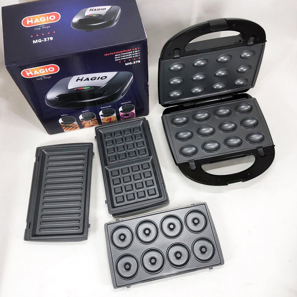 Багатофункціональна вафельниця зі змінними пластинами, Електровафельниці для кухні YR-86 Львів - фото 2