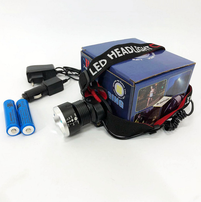 Головной фонарь для активного отдыха X-Balog BL-T07B-P90, Фонарик на голову для роботы GR-41 Ивано-Франковск - изображение 9