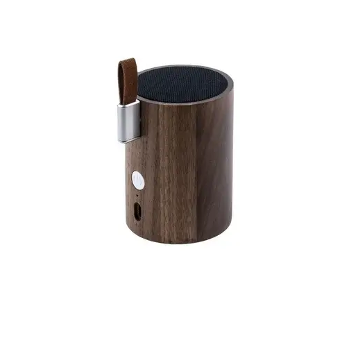 Портативный Bluetooth динамик + встроенный светильник Gingko Drum Дерево орех Винница - изображение 7