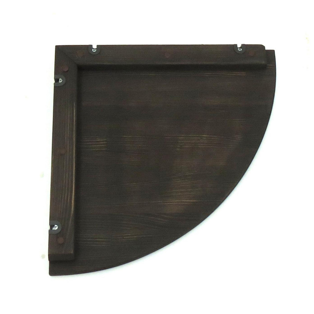 Угловая настенная полка 