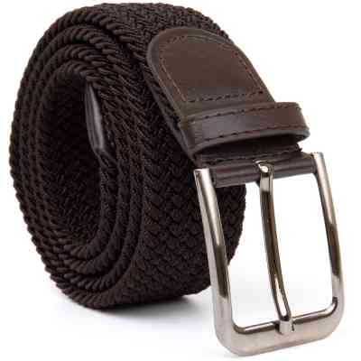 Ремінь Vintage Текстильний Коричневий (20519) Вінниця