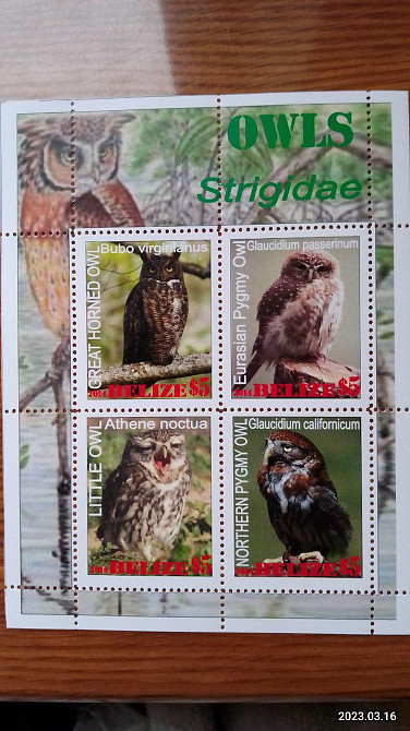 Марки. Фауна. Блок. 2014 год (Д-2) Полтава - изображение 1