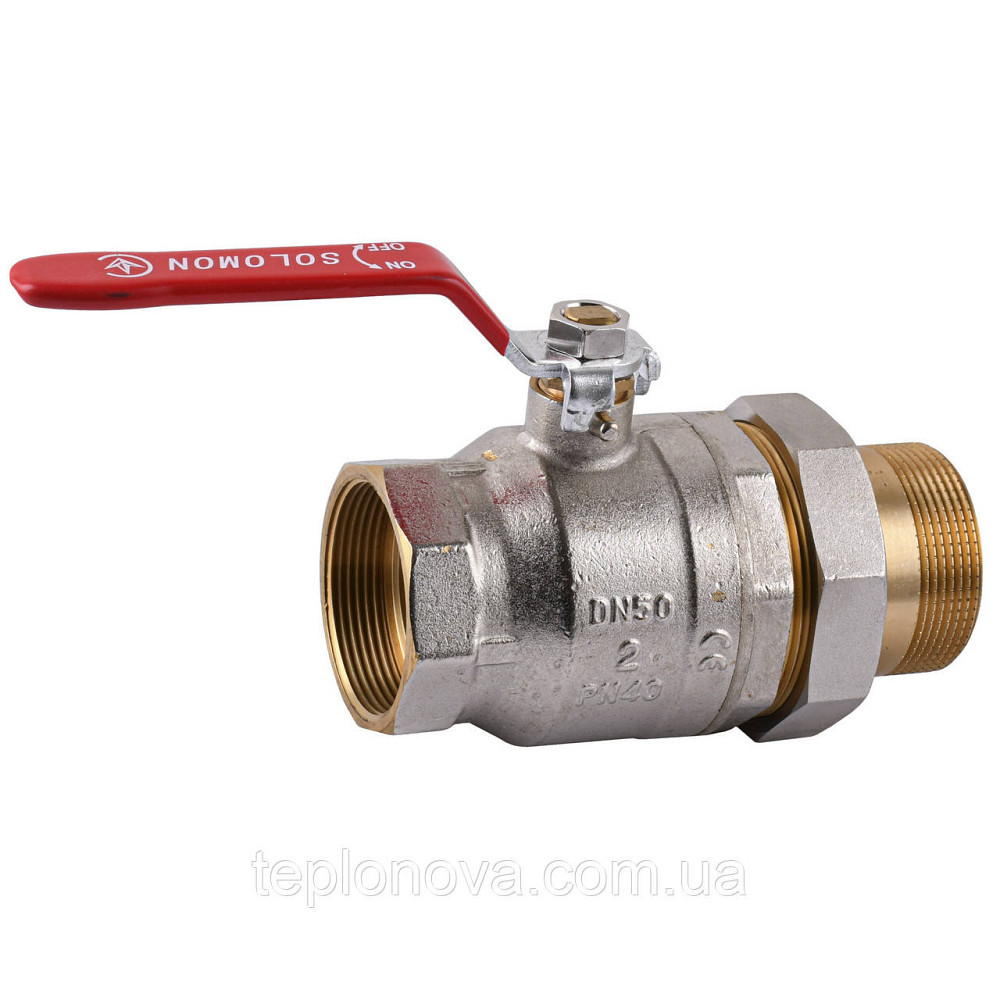 Кран кульовий прямий з американкою SOLOMON 2| УСИЛЬНИЙ 1042 Чернівці - фото 2