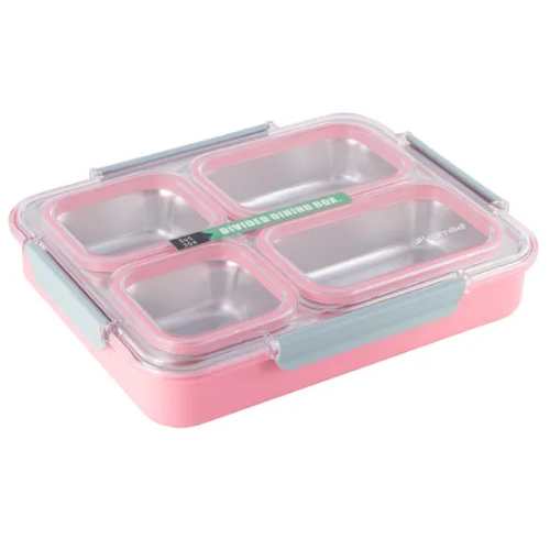 Ланч-бокс 31*25*6см (корпус пластик/внутр.ємність нерж.сталь) мікс KAMILLE Житомир - фото 10