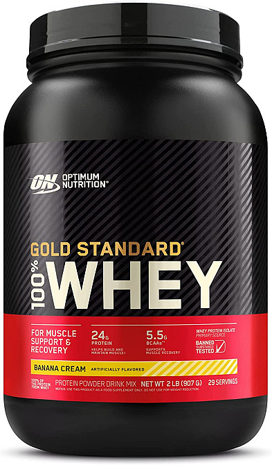 100% Whey Gold Standard | 908 gram (Banana cream) Луцк - изображение 1