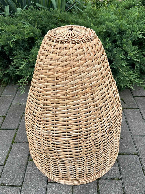 Люстра плетеная из лозы под плафон Киев - изображение 4