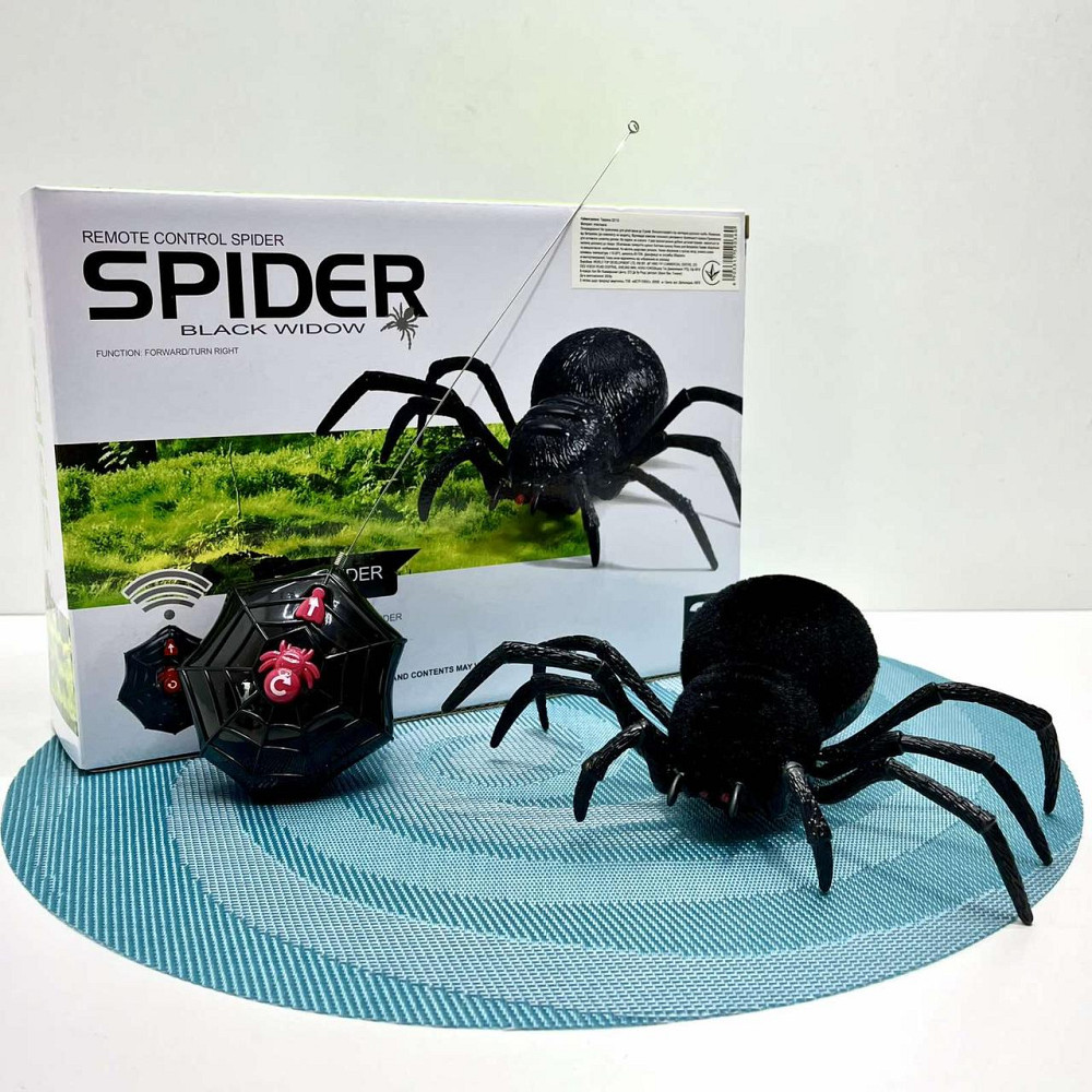 Павук на радіокеруванні Чорна Вдова 20 см Чорний (Z 2113) Чернігів - фото 3