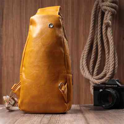 Сумка Vintage Из экокожи Желтая (22753) Винница