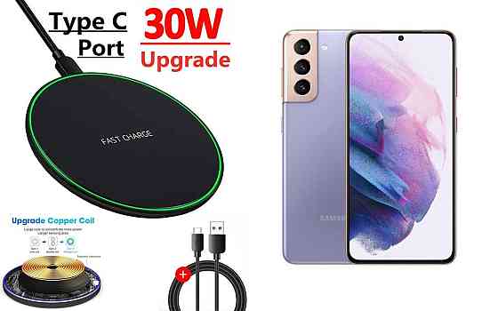 Беспроводное зарядное устройство Copper до 30W для Nothing Phone (4a) Pro, USB-C, LED Киев