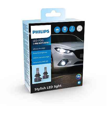 Комплект світлодіодних ламп PHILIPS H8/H11/H16 11366U3022X2 LED Ultinon Ultinon Pro 3022 LED 12/24V Харків