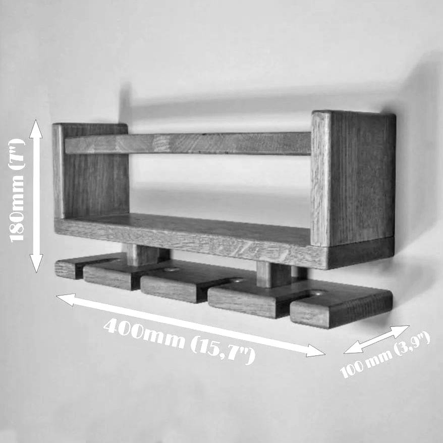 Настінна винна полиця "Кіото" палісандр Миколаїв - фото 2