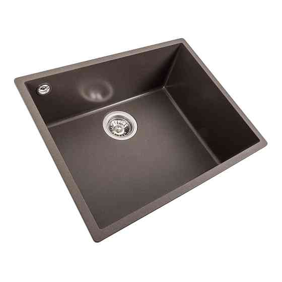 VALESO Гранітна мийка для кухні VALESO OASIS 5444 матова Темна скеля Киев