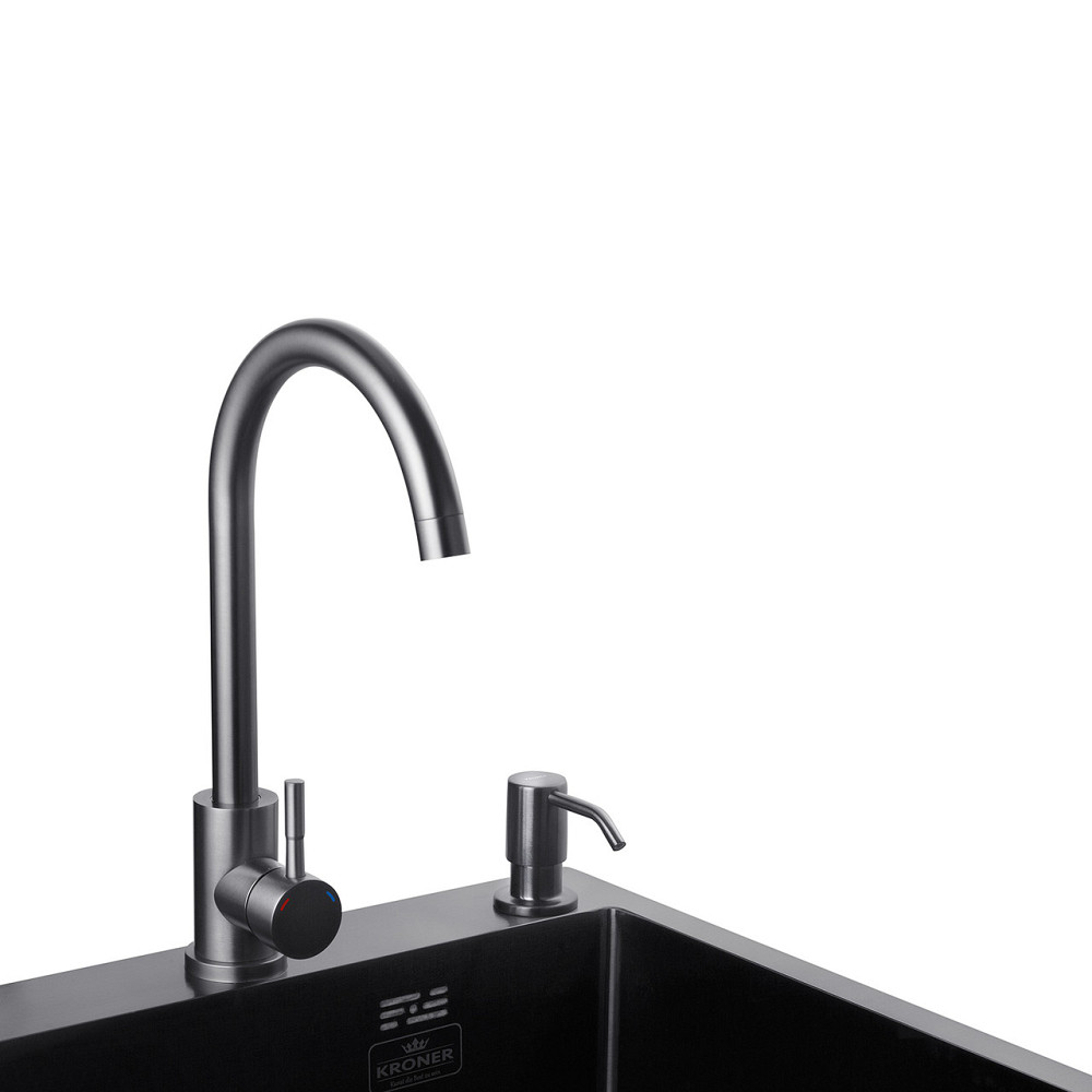 Дозатор для моющего средства Kroner KRP Spender - SCH049 графит Киев - изображение 4