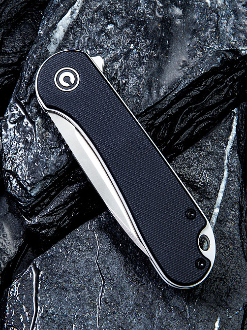 Ніж складаний кишеньковий Civivi Elementum, (7.5 см) D2 / G10 чорний Київ - фото 5