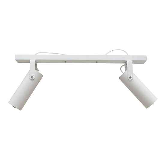 Светильник потолочный спот поворотный MSK Electric Focus под две лампы Е27 белый  NL 14050-2 WH Одесса