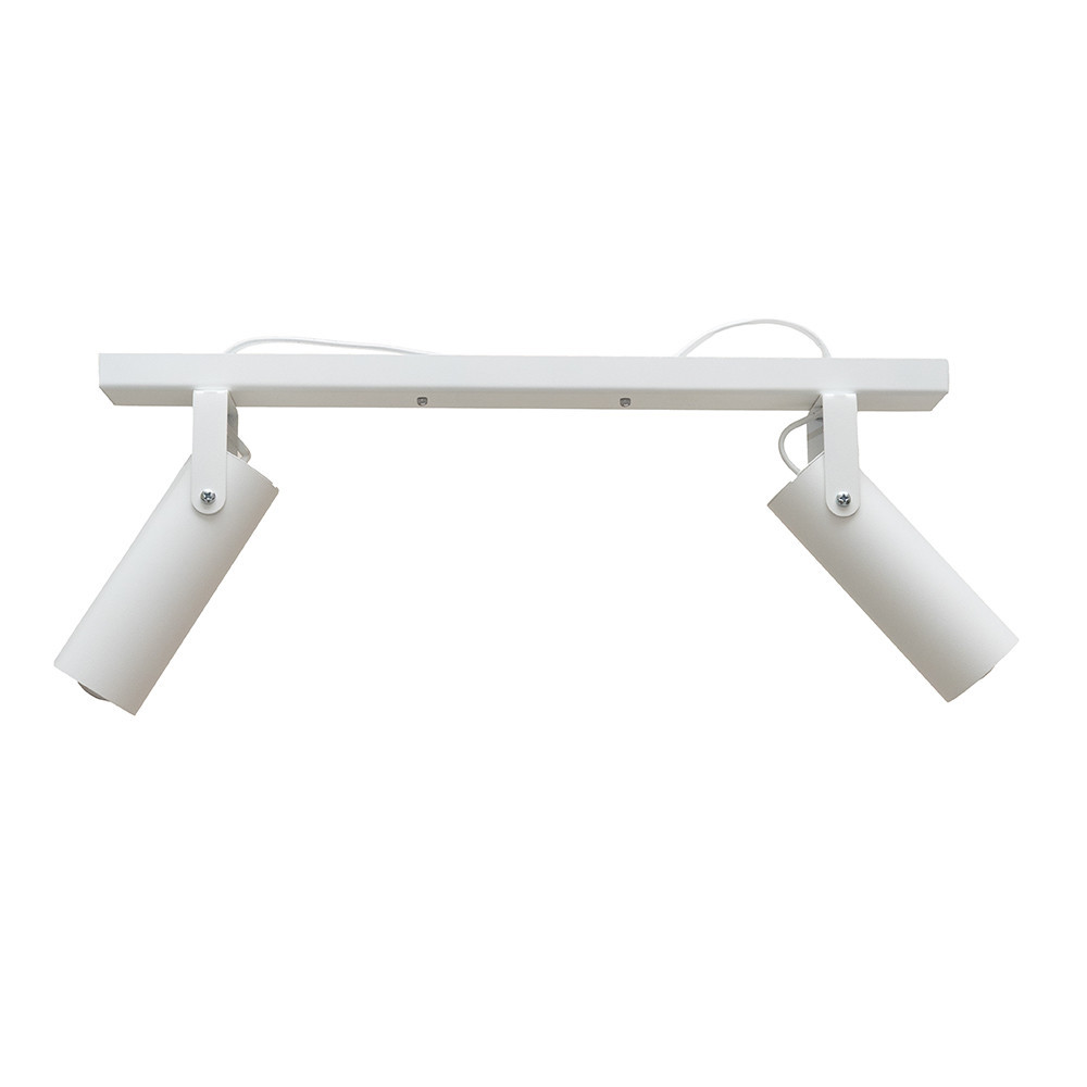 Светильник потолочный спот поворотный MSK Electric Focus под две лампы Е27 белый  NL 14050-2 WH Одесса - изображение 6