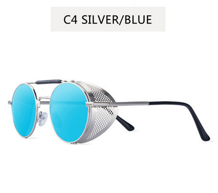 Окуляри сонцезахисні круглі блакитні Avatar Київ - фото 1