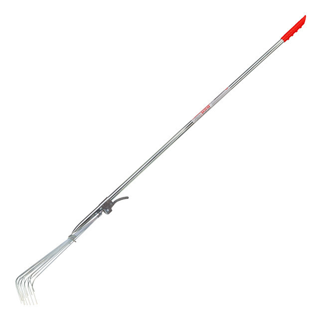 Граблі віялові, 15 прутів, металеве руків'я, регульована ширина 30-50 см INTERTOOL FT-3004 Київ - фото 3