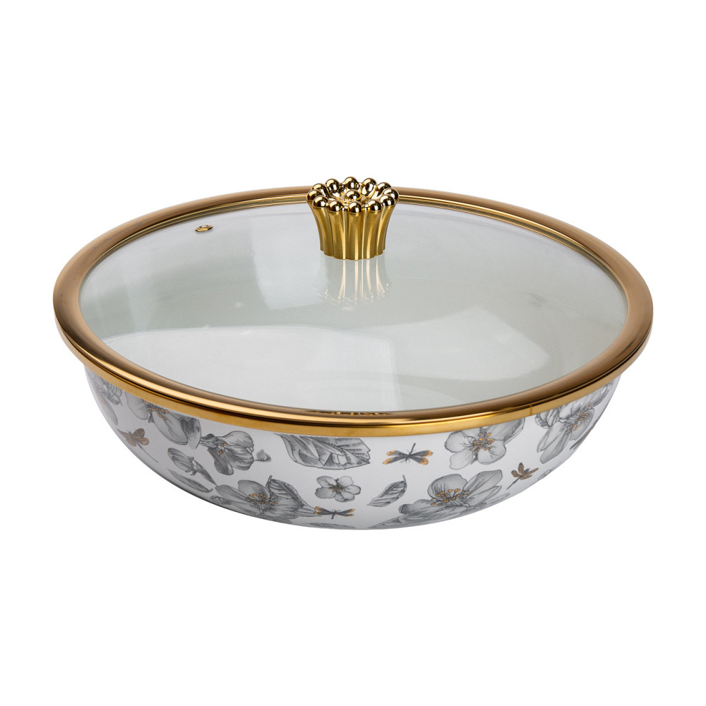 Yiwu Каструля з кришкою Емаль 4,5 л Велика HP-2-108 Киев - изображение 3