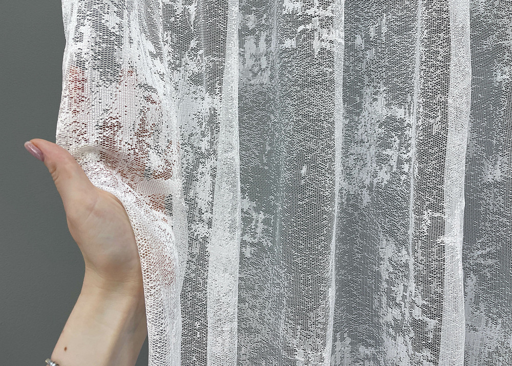 Тюль VR-Textil 701т Мармур Al-1 Жакард Білий 300х270 см (42-0246) Київ - фото 5
