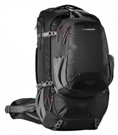 Рюкзак туристичний Caribee Magellan 65 RFID нижній вхід чорний Київ - фото 1