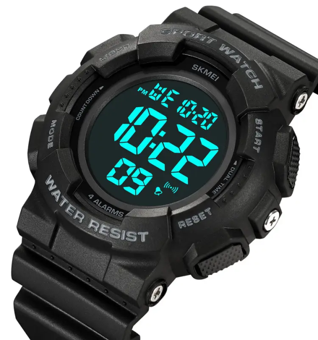 Мужские наручные спортивные часы Skmei 2081 Черный с черным Винница - изображение 7