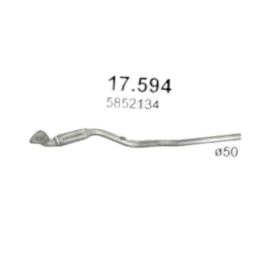 Труба Опель Астра G (штани) приймальна Мукачево