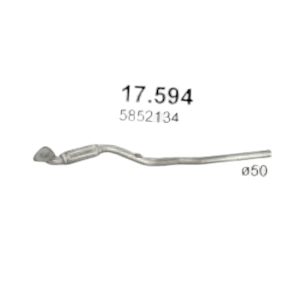 Труба Опель Астра G (штани) приймальна Мукачево - фото 1