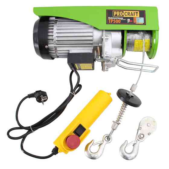 Підйомник електричний Procraft TP500 – 500 кг, 20 м, 1020 Вт, Гарантія 36 міс Львів