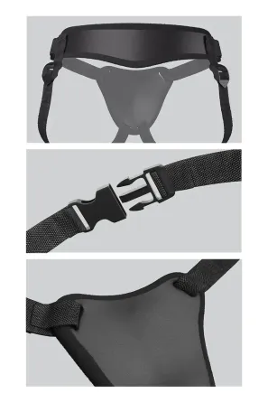 Трусики для страпону Pipedream Body Dock Elite Mini Harness, чорні Sex Aura Київ