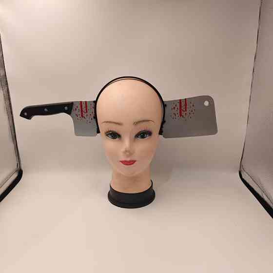 Обруч на Хэллоуин Топор one size разноцветный Киев