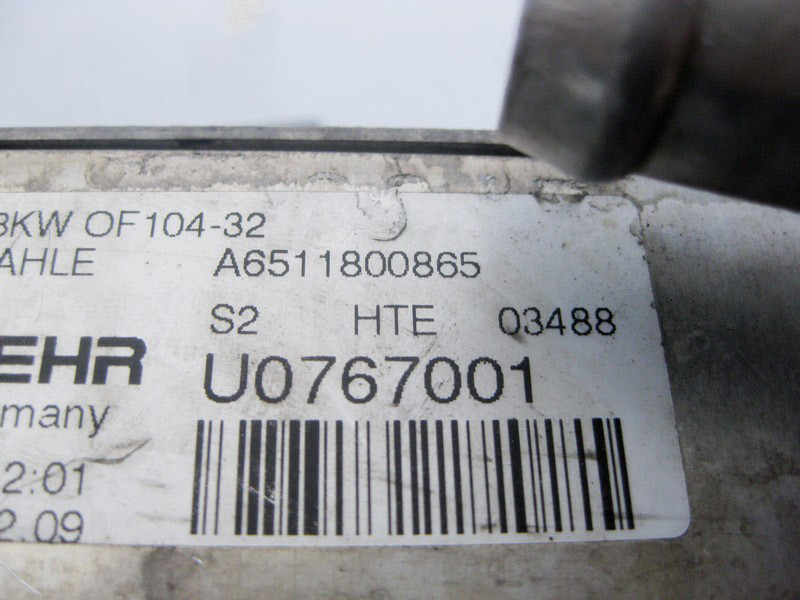 Mercedes-Benz  A6511800865 Олійний радіатор на корпусі масляного фільтра для двигуна OM651 R4 2.2 cdi Одеса - фото 3