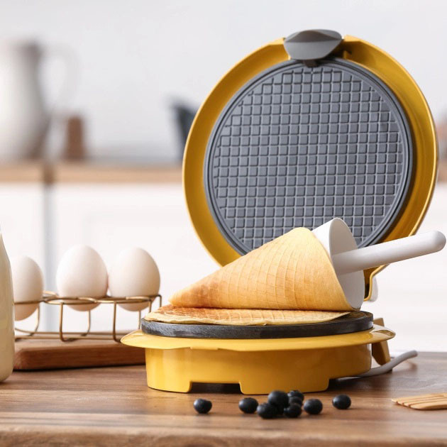 Бюджетная вафельница, Вафельница для бабл вафель электрическая бытовая для дома YF-13 Львов - изображение 2