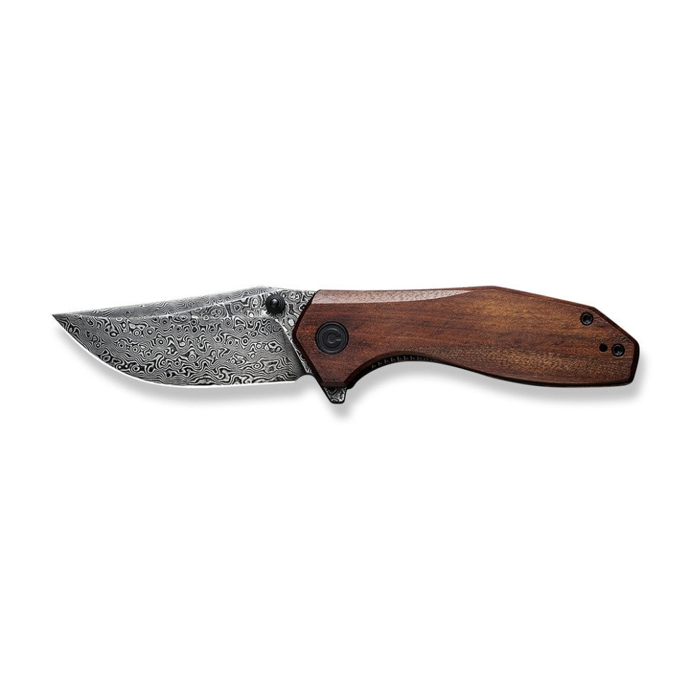 Ніж складаний кишеньковий Civivi ODD 22, (7.5 см) Damascus / Guibourtia Wood Київ - фото 8