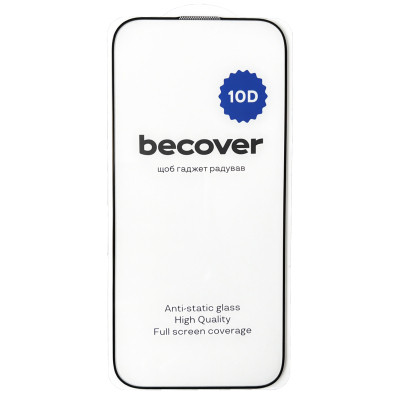 Стекло защитное BeCover Apple iPhone 16 Pro 10D Black (712323) Винница - изображение 2