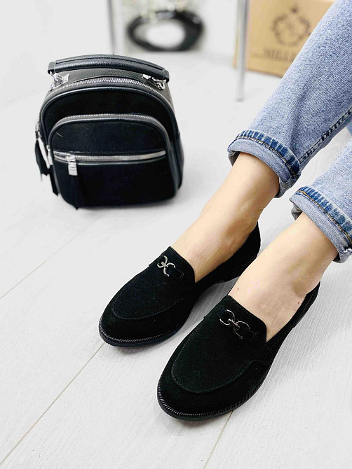 MILLI GOLD Туфлі жіночі MILLI GOLD 300-Tina2 чорні (весна-осінь, замша натуральна) (2679) Коломыя - изображение 5