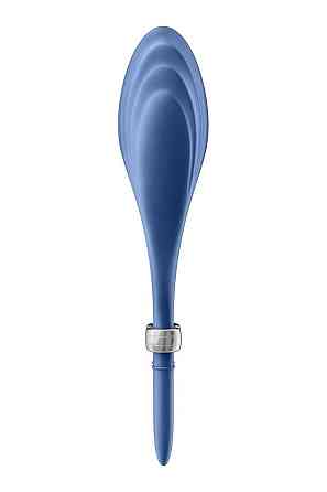 Эрекционное виброкольцо лассо Satisfyer Duelist Blue, 10 режимов, мощный мотор Sex Aura Киев